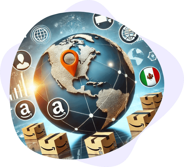 Global ecommerce marketplace expansion across Amazon USA, Walmart USA, and Amazon India